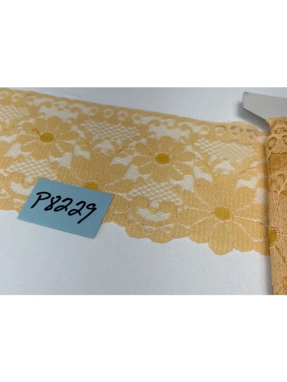 Yellow Floral Lace Trim 4